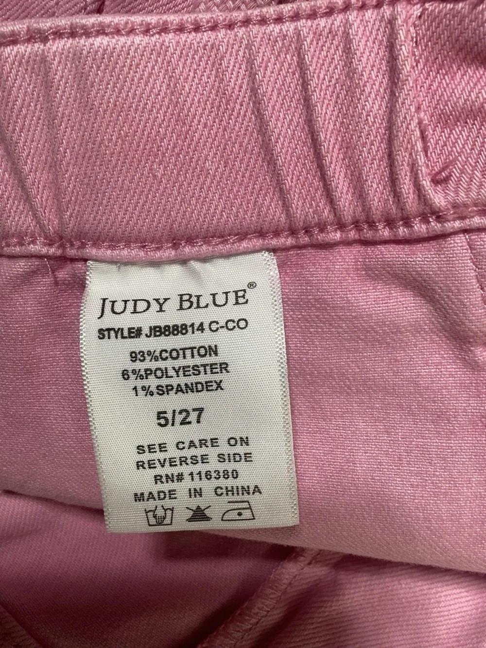 Judy Blue Light Pink High-Rise Jogger Jeans